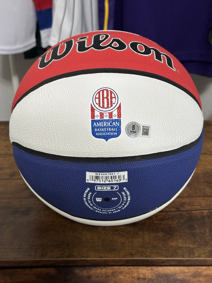 Julius Dr. BAS de baloncesto ABA firmado por J” Erving Foto 3 de 3