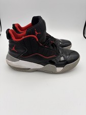 Nike Jordan Stay Loyal Black Red Basketball Shoes DC7230-001 Youth Size 6Y