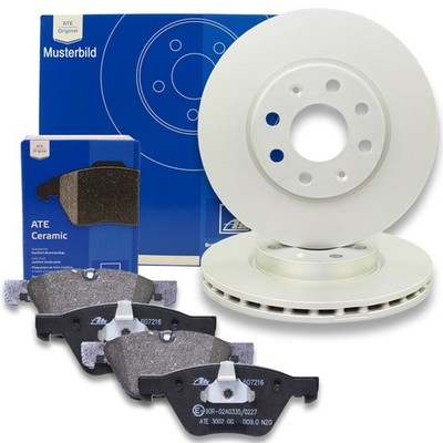 ATE Bremsscheiben 297mm + Ceramic Bremsbeläge Vorne passend für Mazda CX-5 2.5
