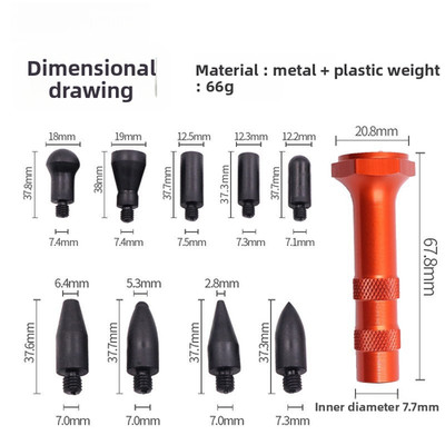 Professional Auto Dent Repair Kit with Multiple Tips for Paintless Dent Removal