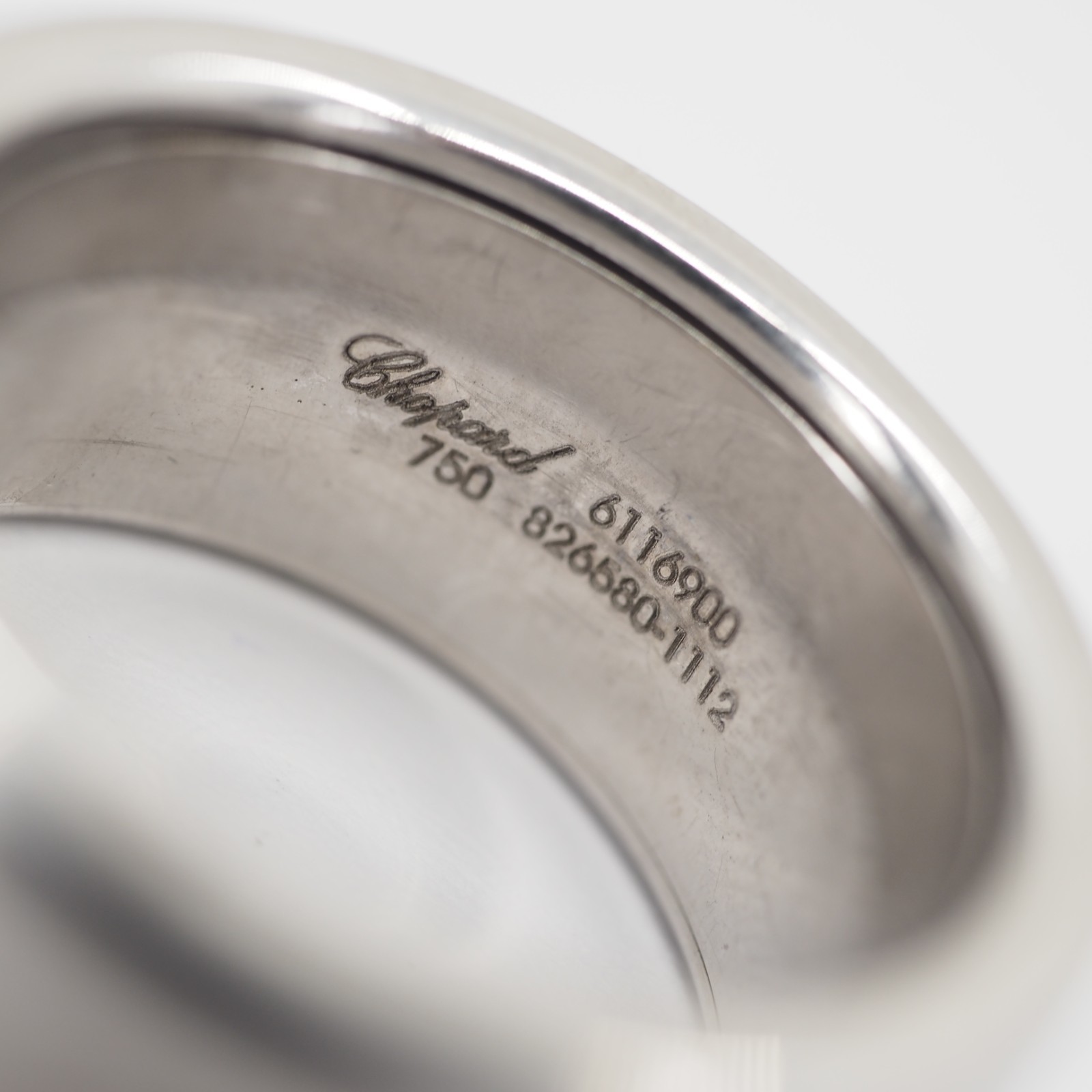 CHOPARD CHOPARDISSIMO ROTATING RING IN 750/WHITE … - image 3