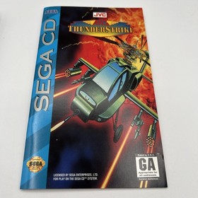 AH-3 Thunderstrike (Sega CD, 1993) CIB Complete Mint Reg