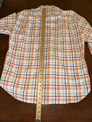 Brioni Neiman Marcus Shirt Men Large Button Up 100% Cotton Italy - Picture 12 of 16