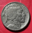 1916 US Buffalo Nickel! "Philadelphia" Mint VF Details! Old US Coin!