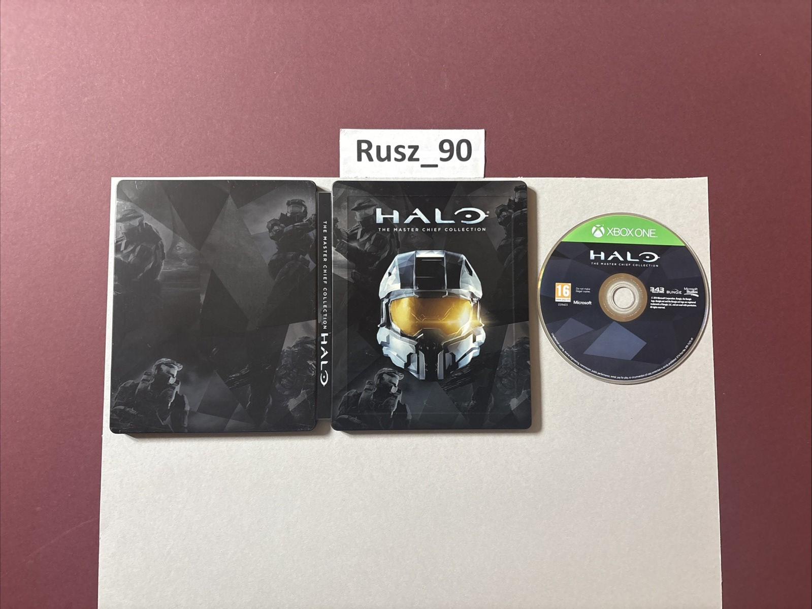 Halo: The Master Chief Collection Xbox One Steelbook Limited Edition VG COND