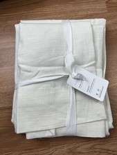 Pottery Barn Emery Linen Blackout Curtain Panel in Ivory 30" x 90" NEW