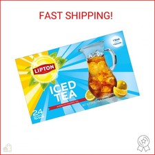 Lipton Unsweetened Iced Tea Bags, Gallon-Sized Zero Calories, 24 Total Tea Bags