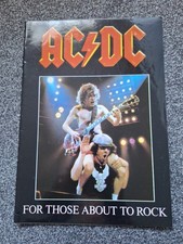 AC/DC For Those About To Rock 1982 Tour Programme