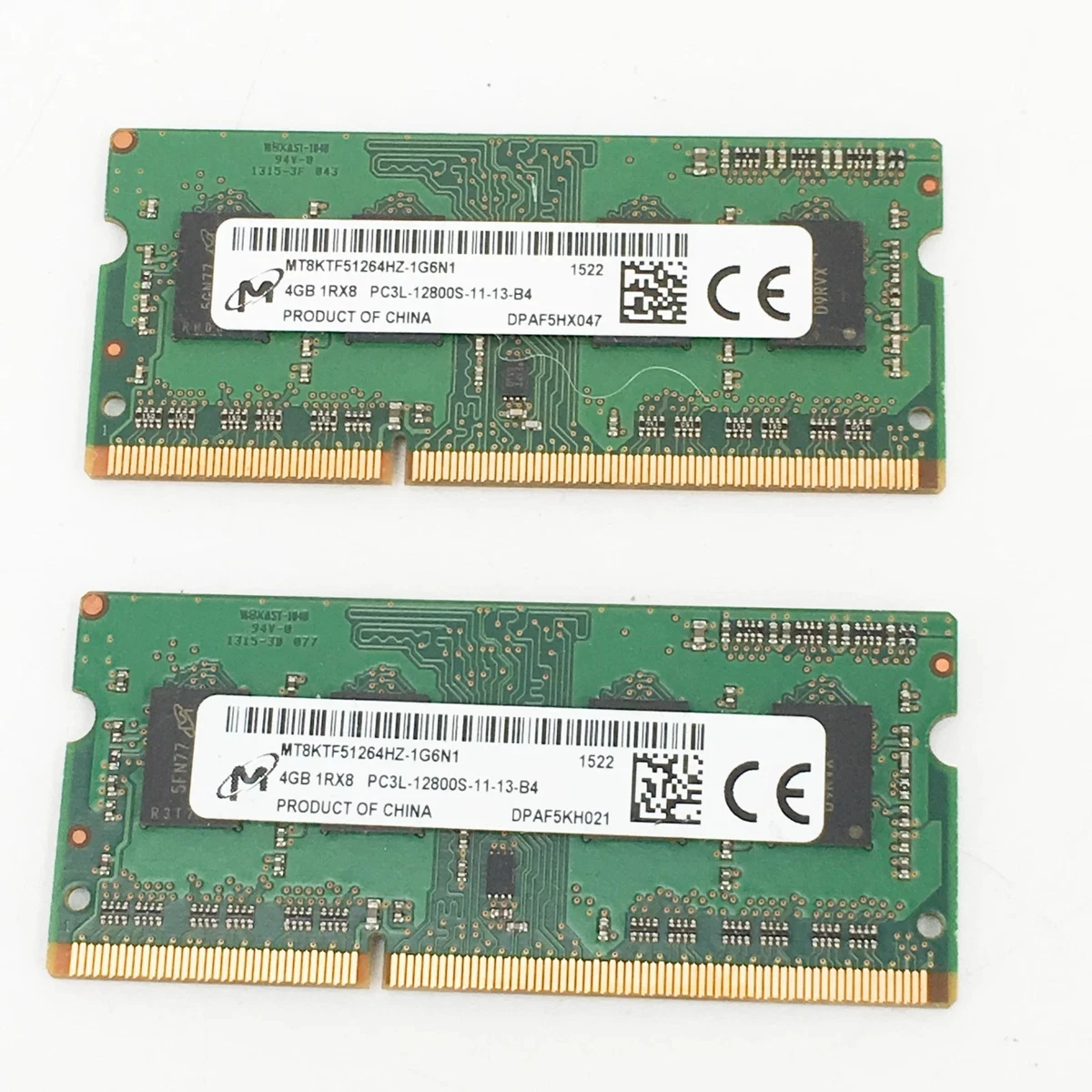 PC3L-12800 DDR3メモリー 8GB 10枚セット ノートPC用 SAMSUNG