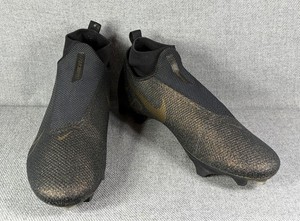 Nike Mercurial Vapor 13 Pro FG Soccer Cleats Black Gold Men's Size 12 AO8277