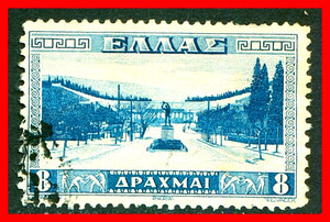 Greece Postage Stamp Scott 381, Used!! Gr412k