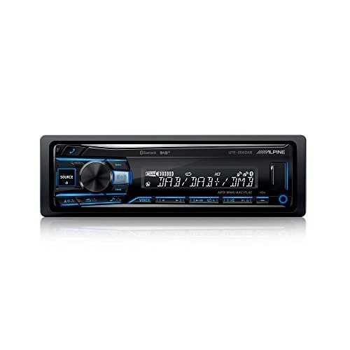 Alpine UTE-204DAB, Autoradio con Bluetooth, Nero - NUOVO  - Immagine 4 di 4