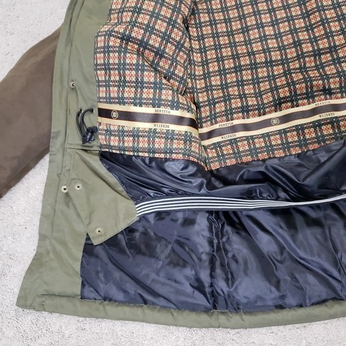 Beretta Coat Men M Green Brown Hunting Shooting Utility Jacket Pockets Lined image 15