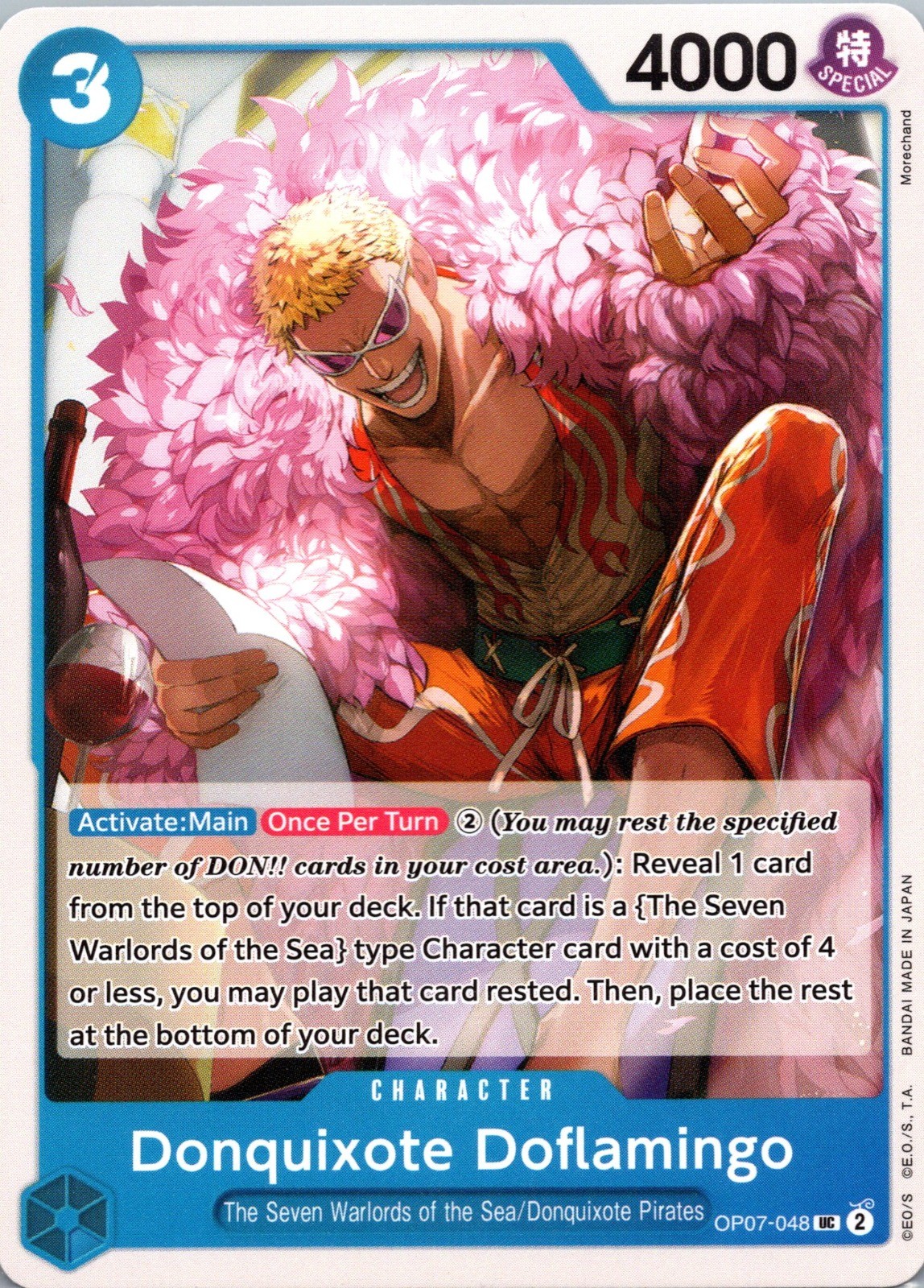 Donquixote Doflamingo UC 500 Years in the Future OP07-048 NM