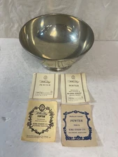 Williamsburg Stieff Pewter Kirk Stieff 7.25” Round Bowl