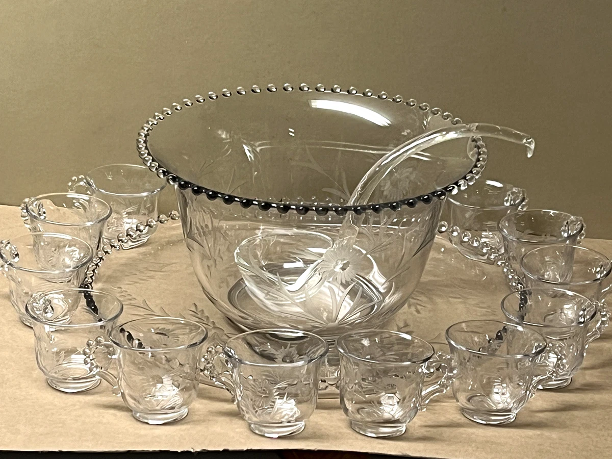 Candlewick Punch Bowl for sale | eBay
