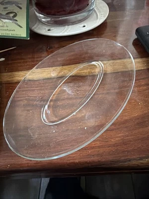 JAJ Pyrex Vintage Clear Glass Oval Plate - Image 1 of 4