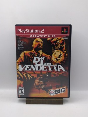 Def Jam Vendetta Ps2 Greatest Hits w/Manual - FAST SHIPPING