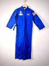 Aeromax NASA Kids Blue Polyester Jumpsuit Costume, Zipper Closure, 8-10