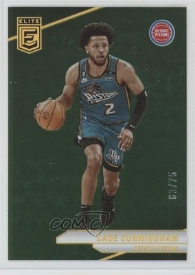 2023-24 Donruss Elite Neon Green 63/75 Cade Cunningham #198 13sa