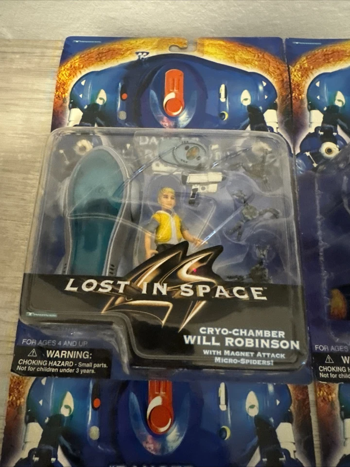 Lote de figuras de acción Trendmasters Lost in Space 1997 X4 Dr. Smith, Judy, Don, Will Foto 3 de 4