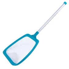 U.S. Pool Supply Spa, Hot Tub, Pool Hand Leaf Skimmer Net, 17" Pole - Ultra Fine