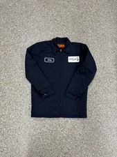 Work Jackets Used Uniform Cintas Unifirst Size Large Insulated Lined Panel Coat