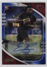 2020 Panini Absolute Rookie Signatures Blue Diamonds 16/50 Eno Benjamin Auto qc6