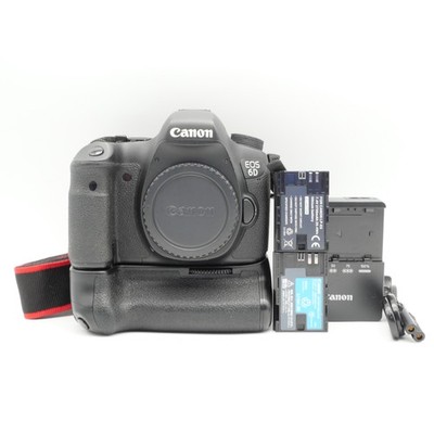 MINT Canon EOS 6D DSLR Camera (Body Only + Battery Grip) #749