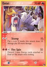 Entei - 1/17 - Pokemon Pop Series 2 Holo Card LP on eBay