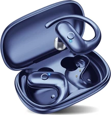 Wireless Ear Buds Open Ear Headphones Bluetooth 5.3 with Ear-Hooks Deep Bass Hea