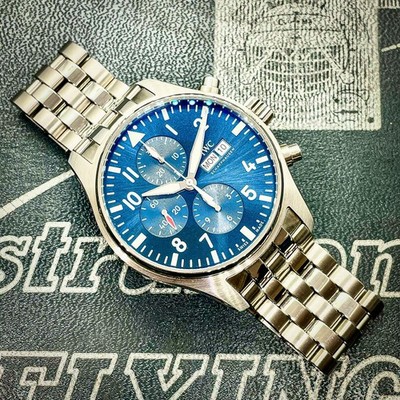 IWC Pilot s Chronograph  Le Petit Prince  | Ref. IW377717 | Blue Dial | Full Set