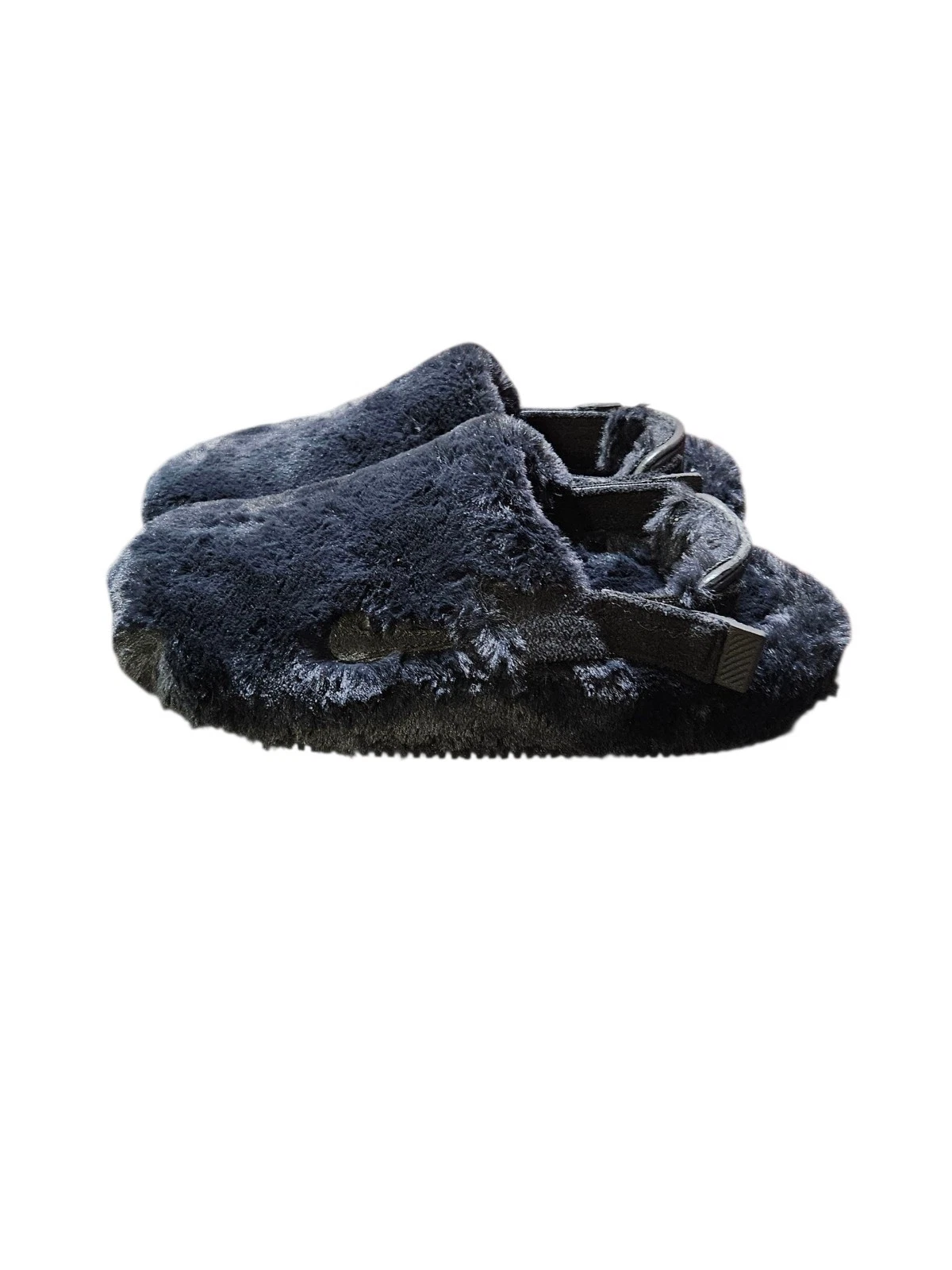 Nike Wmns Calm Mule Fur nero sandalo donna casual stile di vita FZ3118 001