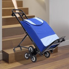 Stair Climbing Cart Heavy Duty Folding Hand Truck Dolly 460 lbs 6 2 Wheels