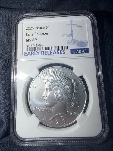 2025-P $1 Peace Dollar NGC MS69 .999 Silver Philadelphia EARLY RELEASES