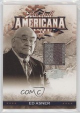 2008 Donruss Threads Baseball Americana Materials 401/500 Ed Asner #BA-35 z4k