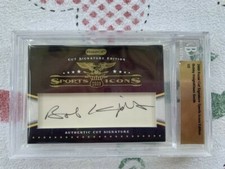 DEAN SMITH BOB KNIGHT Auto 1/2 2009 Razor Cut Signature Sports Icons Update