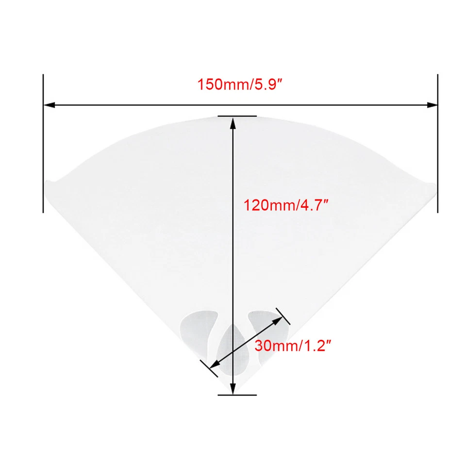 50Pcs 3D Printer Paper Filter LCD Photocuring Consumables UV Resin Disposable - image 3 of 4