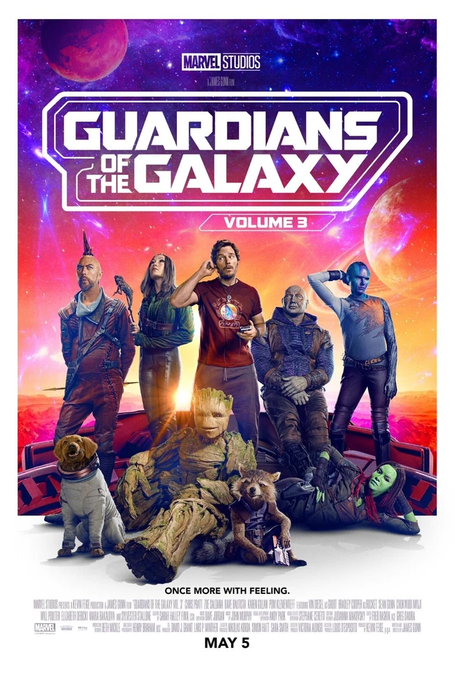 Guardians Of The Galaxy volume 3 movie poster (b) - 11" x 17"