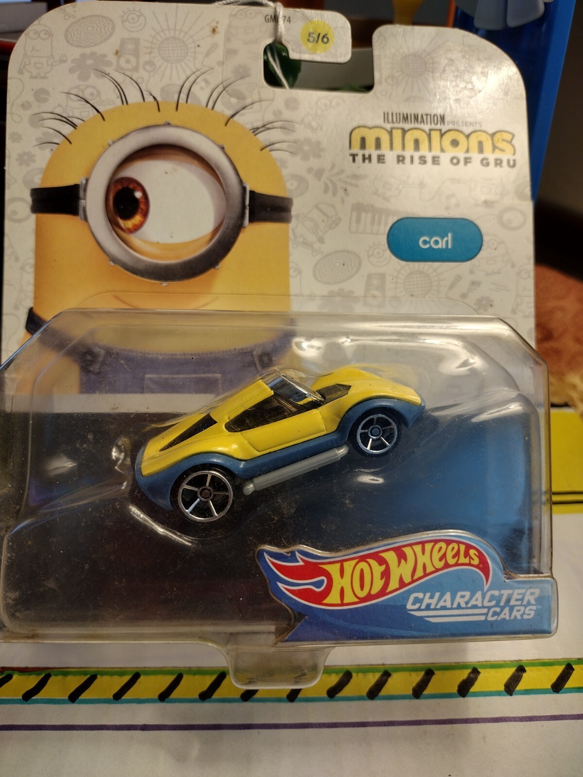 Hot Wheels 2020 Character Cars Carl Illumination Presents Minions,   Rise Of Gru