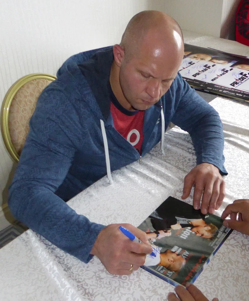 Fedor Emelianenko Josh Barnett Signed 8x10 Photo BAS COA Affliction Pride FC UFC - Image 2 of 4