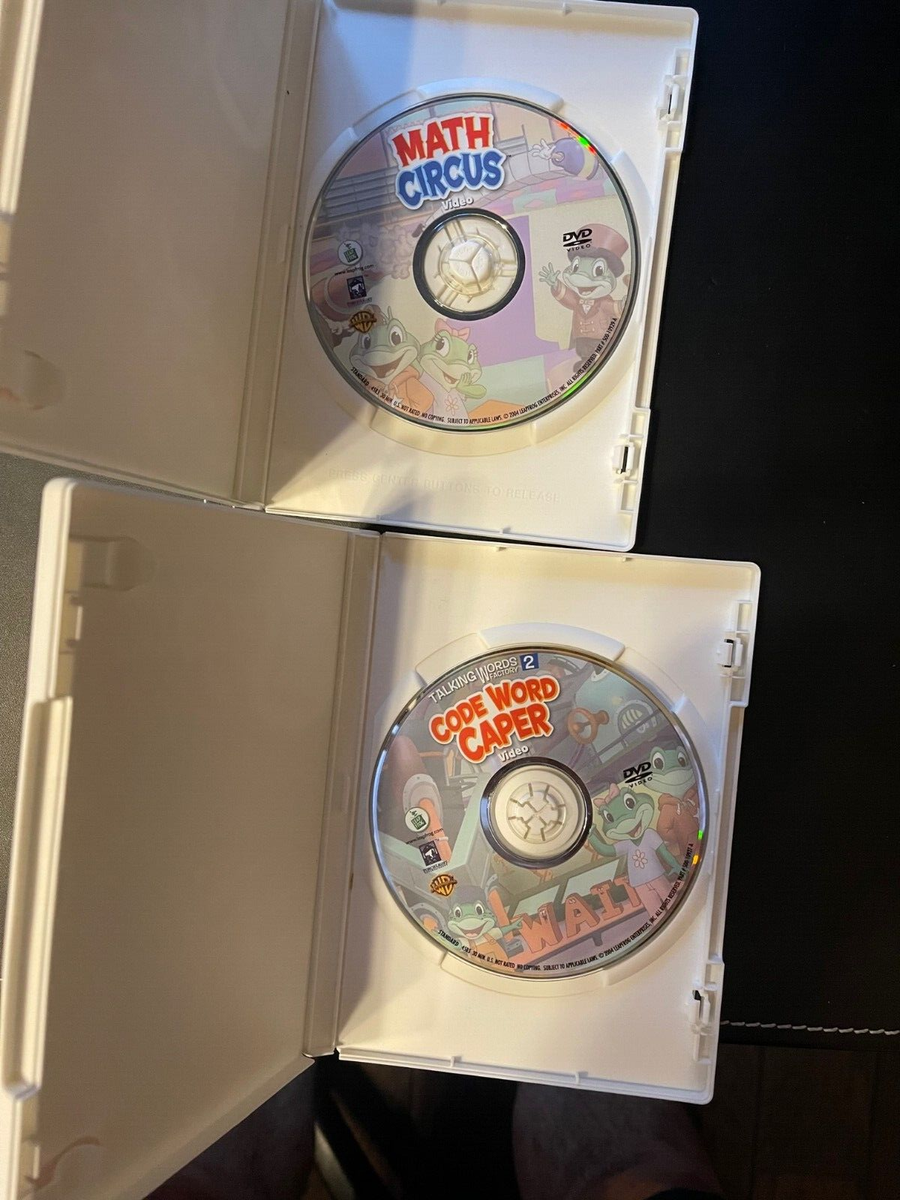 Clips　3 DVD LeapFrog Learning Video CDs set of 3: Talking Words, Code