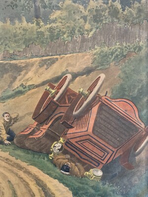 EO - DIE KLEINE ZEITUNG - EIN SCHRECKLICHER AUTOUNFALL - 1900