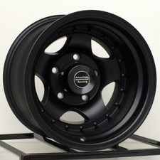 15 Inch Black Wheels Rims Chevy Gmc Truck C10 American Racing Ar23 15x10 5x5 Lug