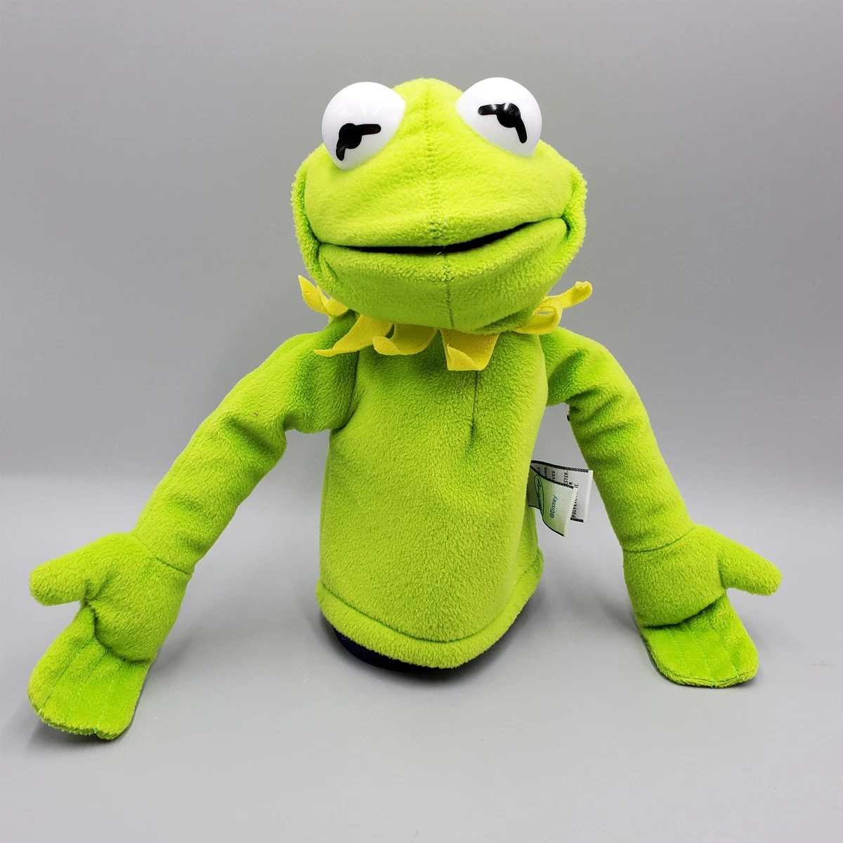 Disney Kermit Frog Hand Puppet Plush Muppets 10 inch Gund