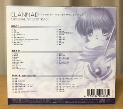 SOUNDTRACK CD JAPAN CLANNAD Original SoundTrack Key Sounds Label 