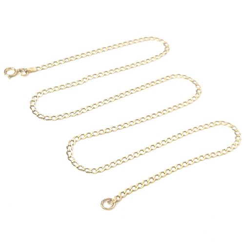 9ct Gold Curb Chain 51cm Long Hallmarked 2.7mm Wide 3.7g - Picture 6 of 18