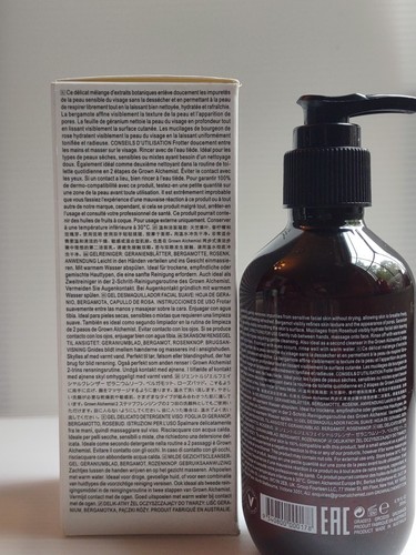 Grown Alchemist Gentle Gel Facial Cleanser 6.76 oz Geranium Leaf, Bergamont New - Picture 6 of 11