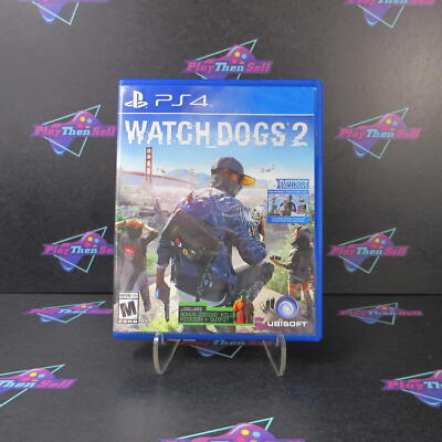 Watch Dogs 2 PS4 PlayStation 4 Complete - 1 Year Warranty EX Cond