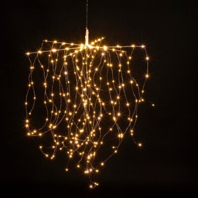 Noma warmweiße LED hängende Kaskade Stern Lichter Dekoration, Weihnachten, Hochzeit